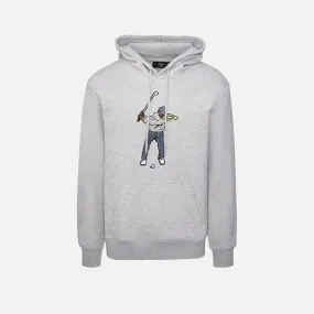 CORE FLEECE HOODIE SWINGMAN - HEATHER GREY StretchFit Royal Charm