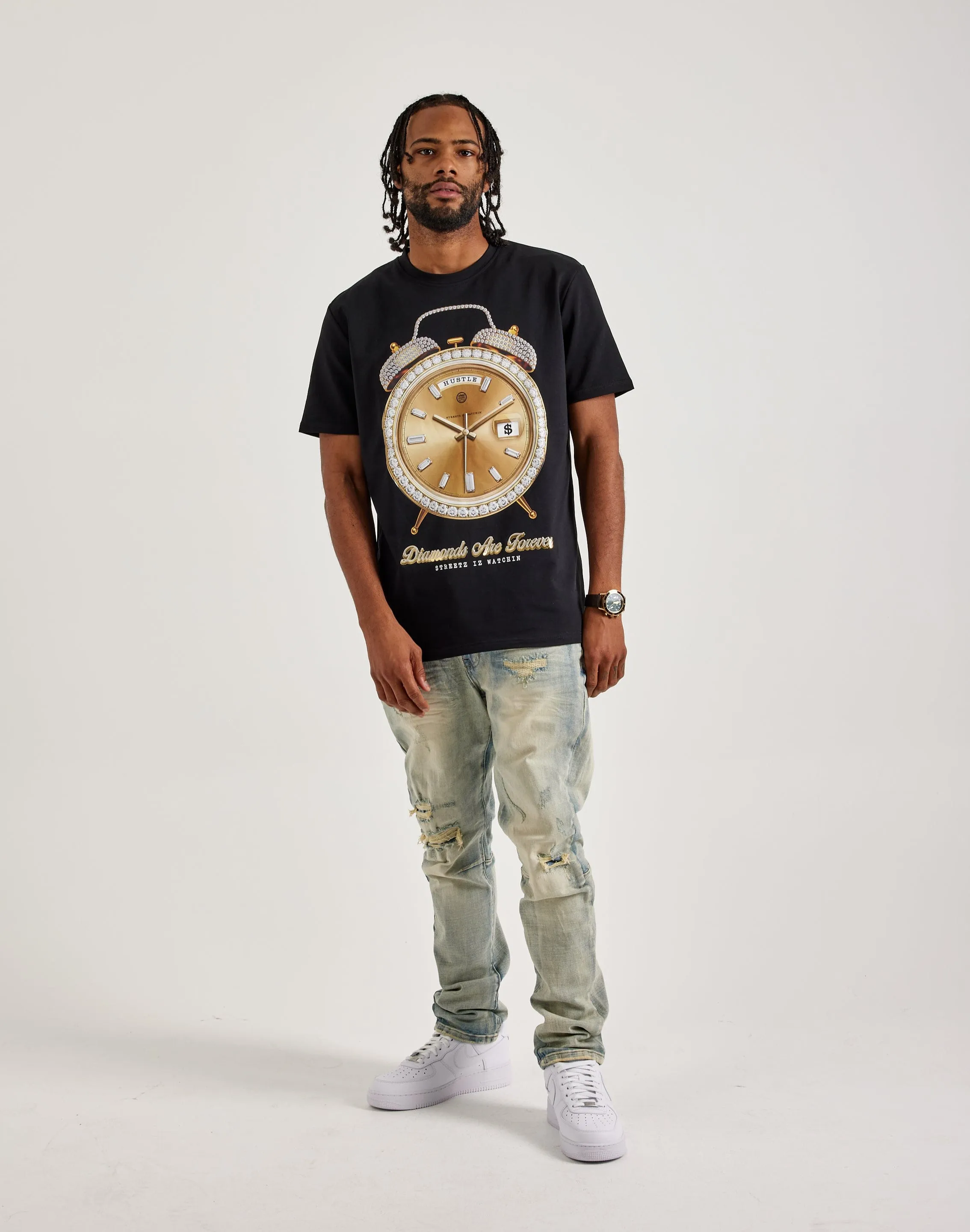 StainlessZippers Streetz Iz Watchin Diamonds Are Forever Tee