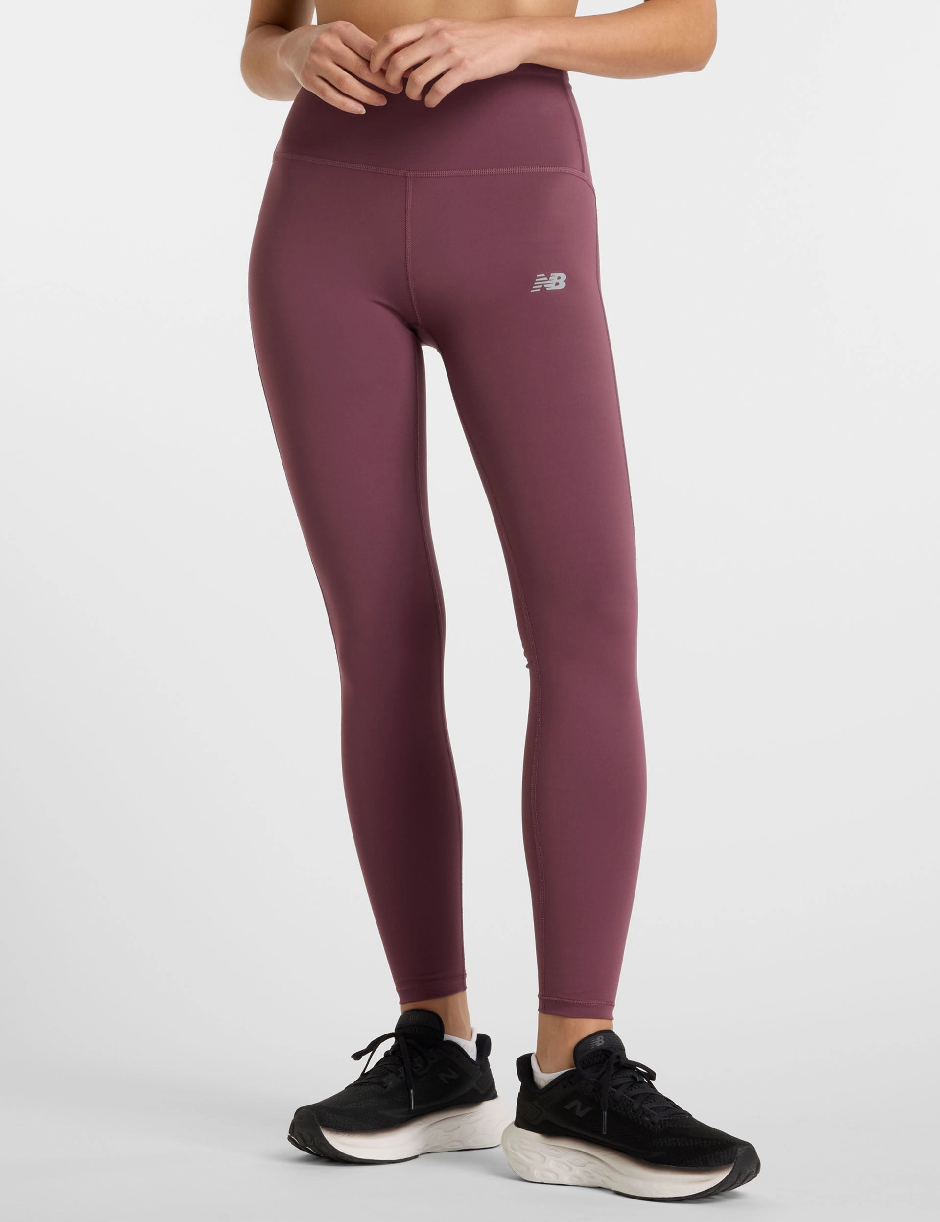 NB Sleek High Waisted Legging 27" - Faded Plum Urban Cool High Waist Casual Wearer