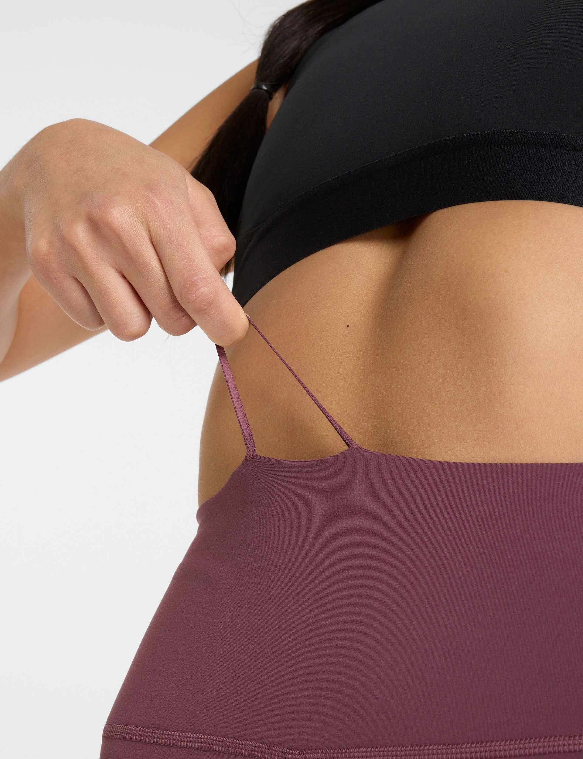NB Sleek High Waisted Legging 27" - Faded Plum Contoured Support