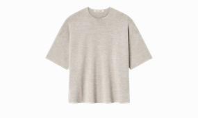 Quiet Core ReinforcedKnees Merino Short Sleeve Tee "Heather Stone"