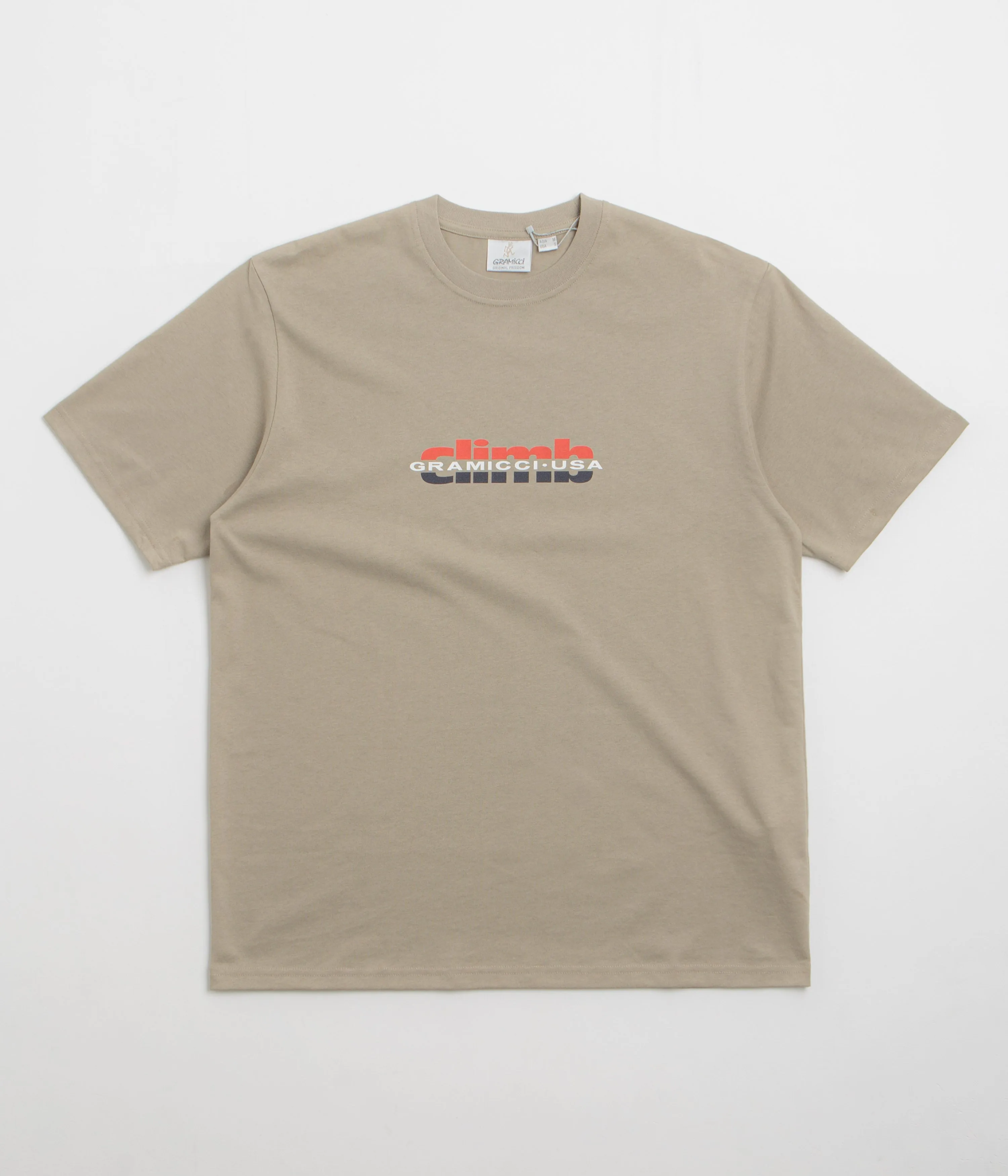 Designer Gramicci Climb T-Shirt - Khaki