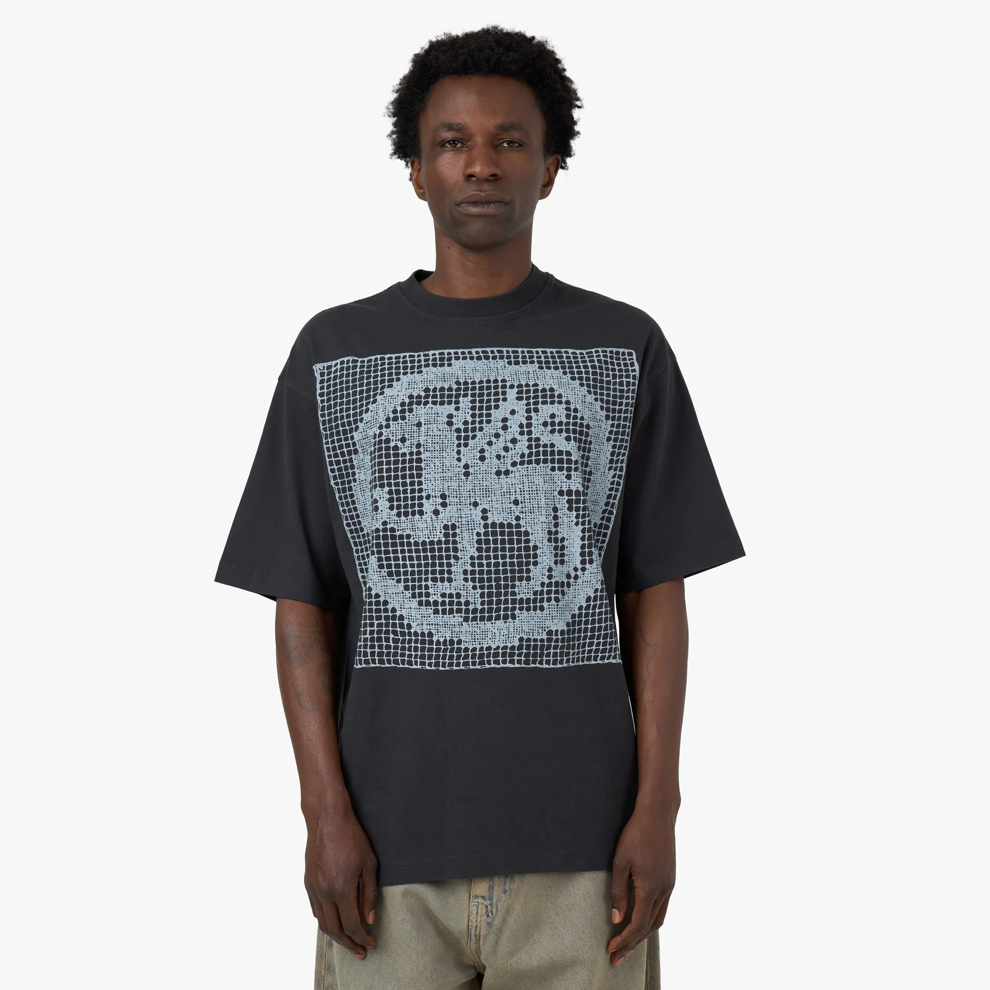 RV event billiards venue The Trilogy Tapes Filet Lace T-Shirt / Black