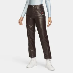 NonRestrictive Cut SustainableTextiles MCR X AIR JORDAN WOMEN`S SRT PANTS - BROWN BASALT