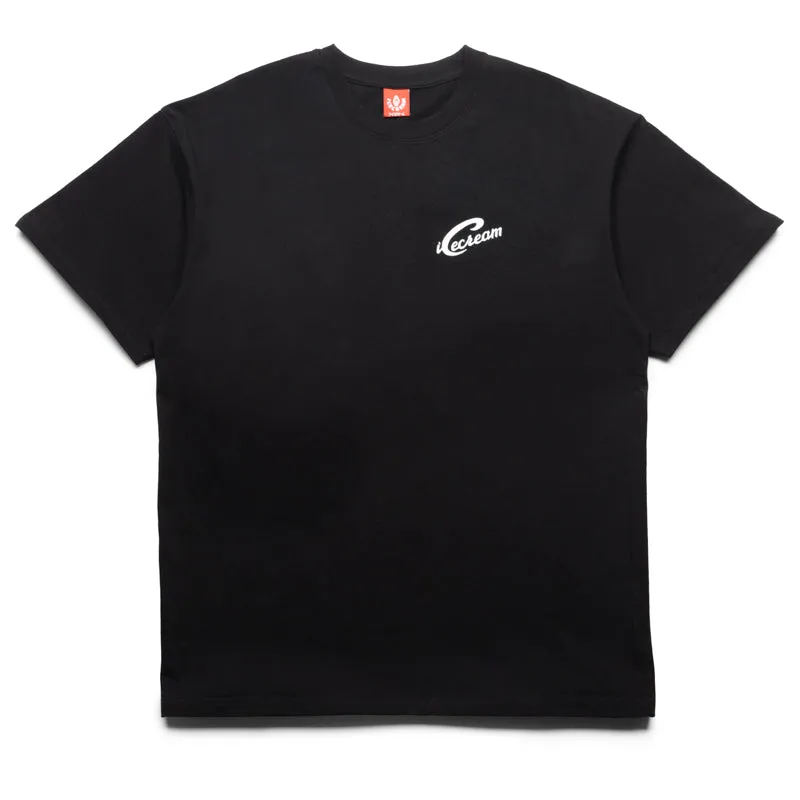 Ice Cream Waitress Tee - Black tiers