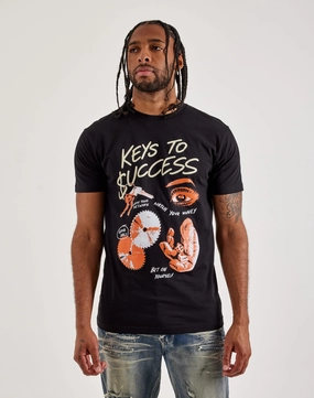 Heavy Silk Harbor Style Outrank Keys To Success Tee