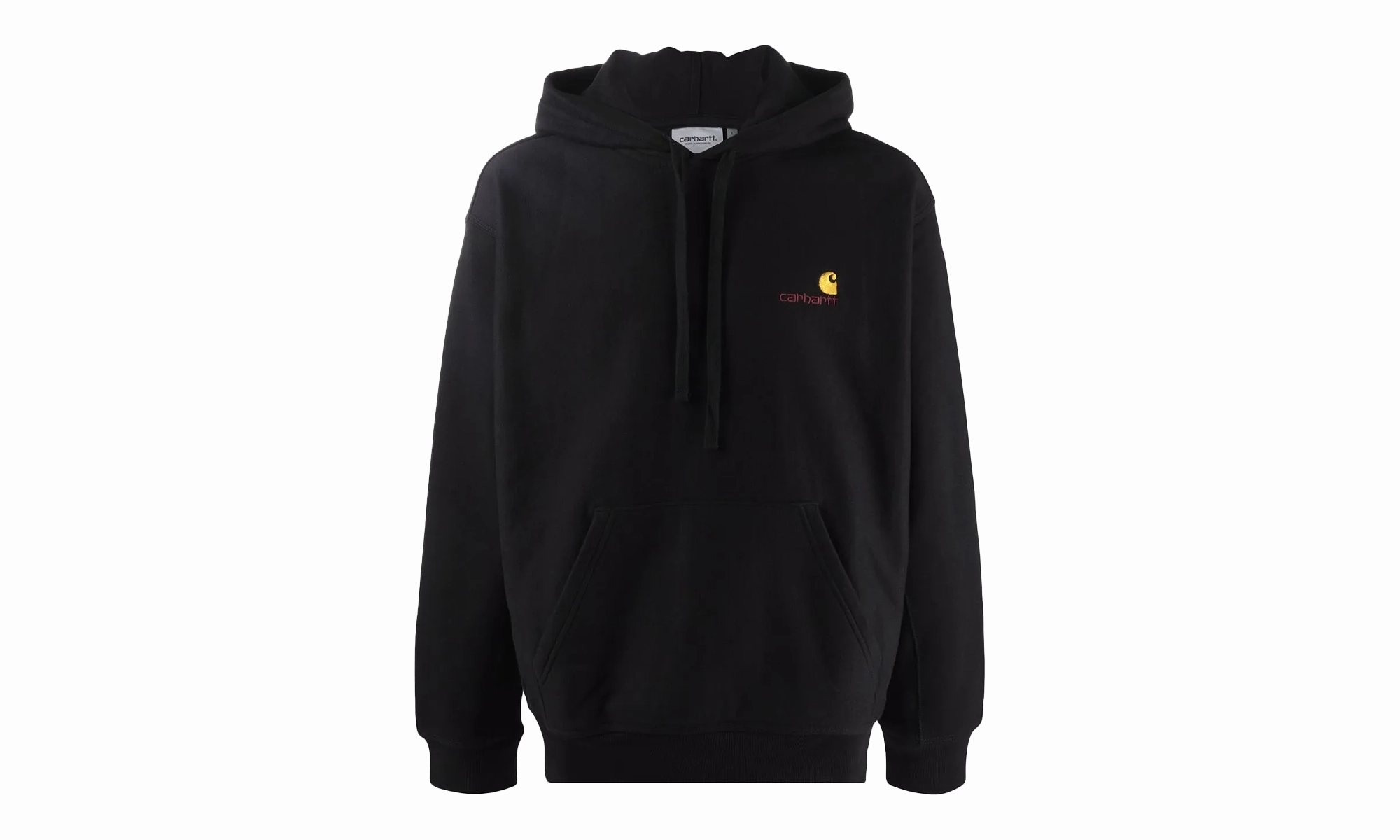 Mens American Script Hoodie "BLACK"