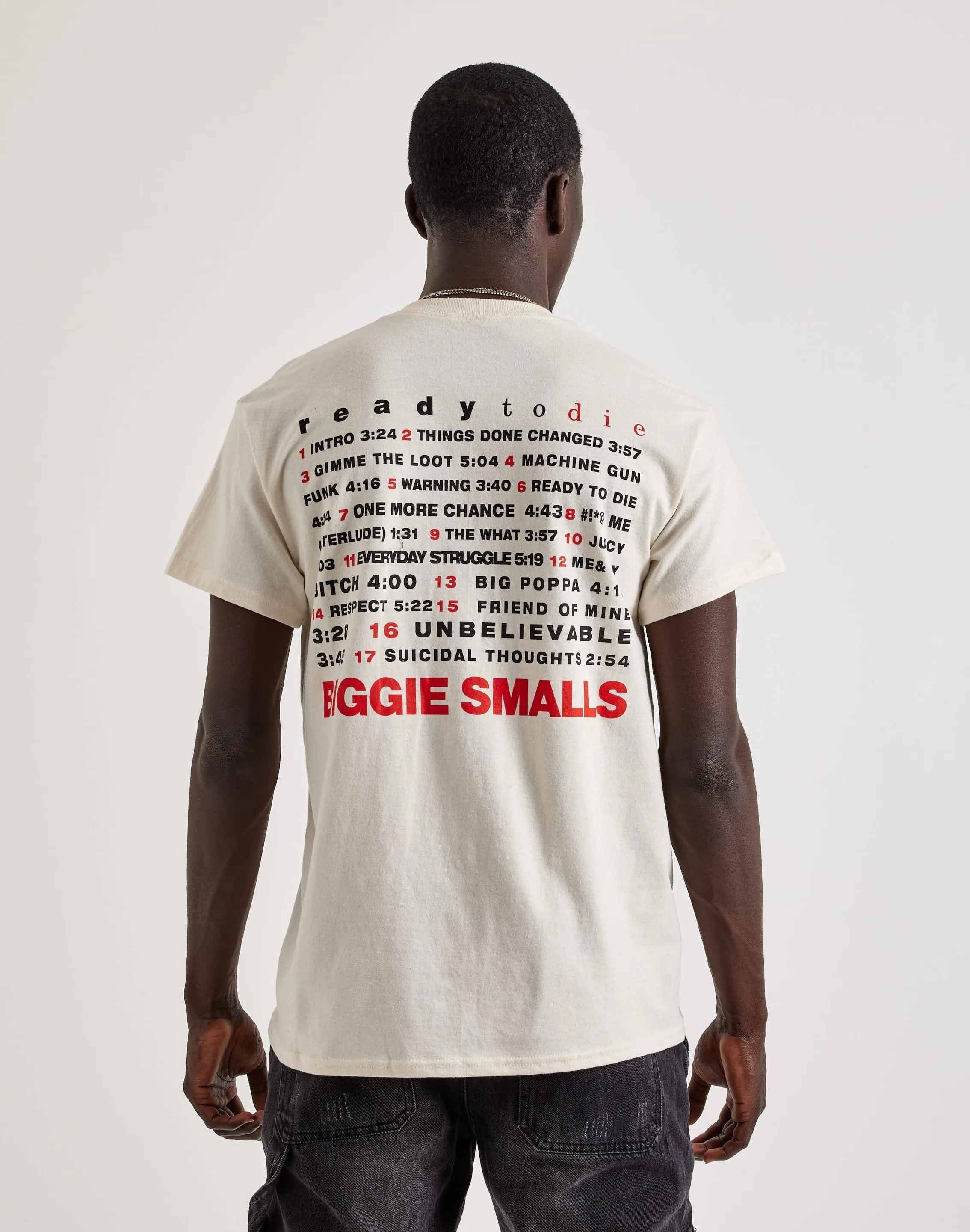 Mesh Glow Silk Glow Merch Traffic Biggie Ready To Die Tee