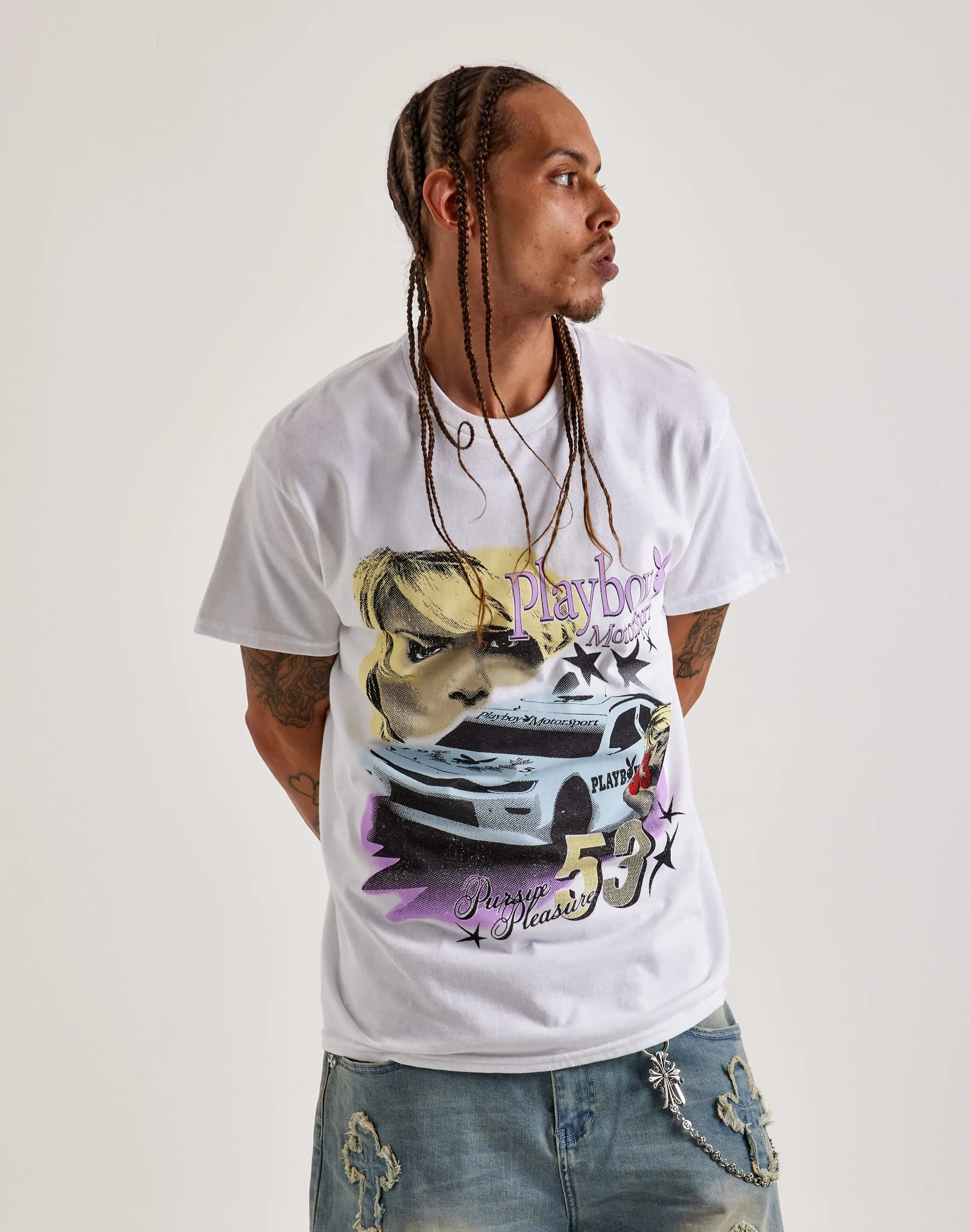 Merch Traffic Playboy Motorsport Tee Moon Cool Carnival Look