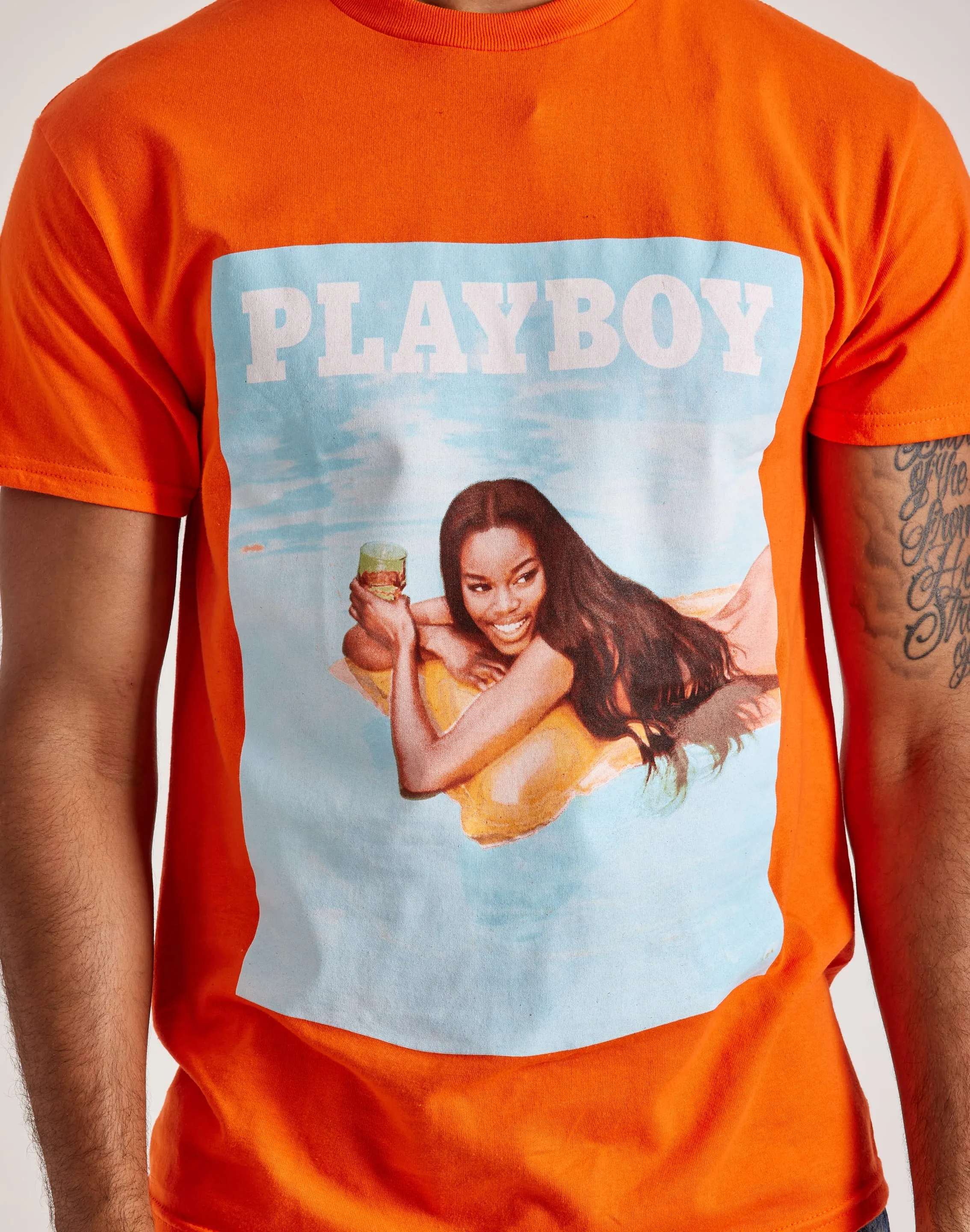 Merch Traffic Playboy Pool Tee Reinforced Edges