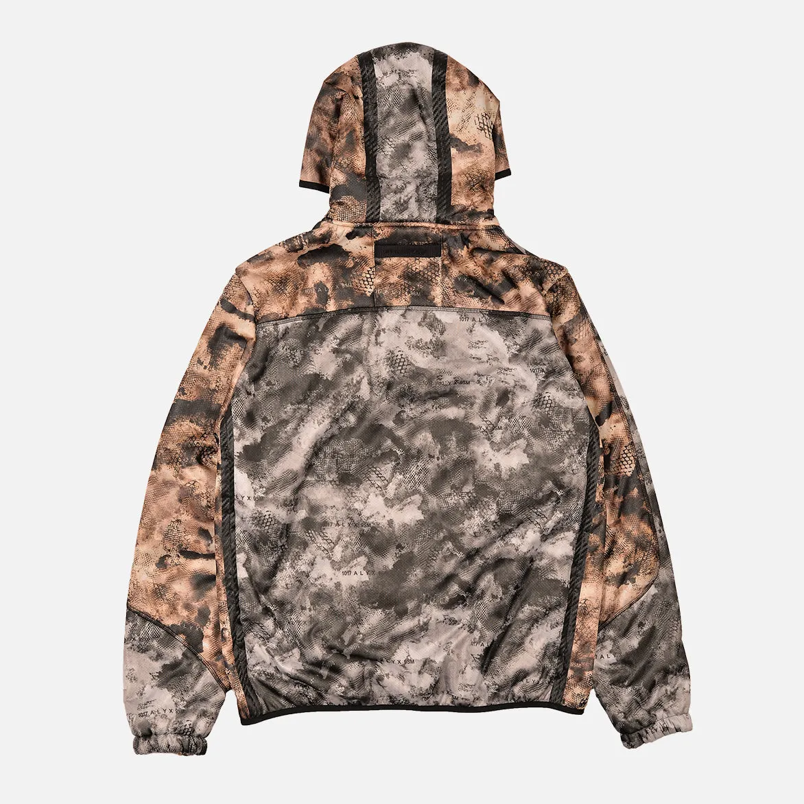 AntiPilling SeamlessTransition MESH POLAR FLEECE ZIP UP HOODIE - CAMO