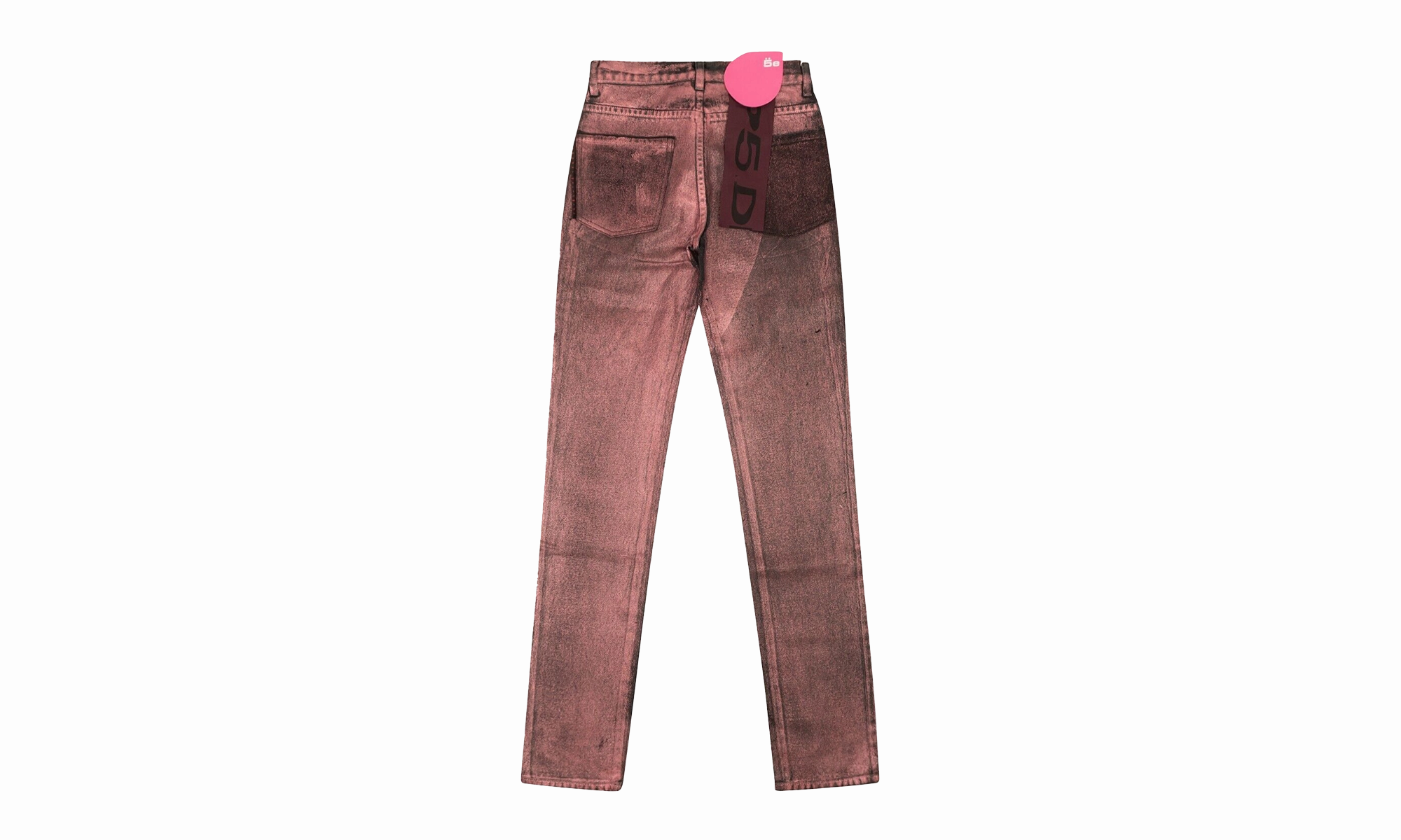 Layer Friendly Piece Metallic Wash Jeans "Black / Pink"