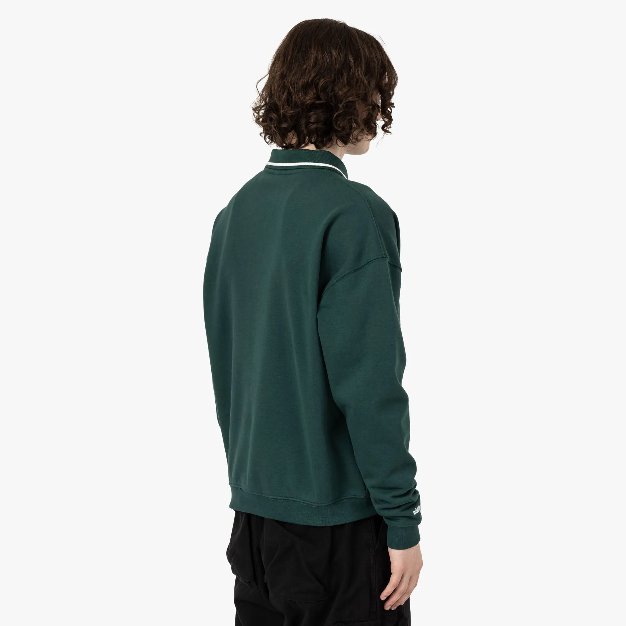 Metalwood Phuk Luzin Collared Sweatshirt / Spruce College Vibes Street Cool