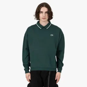 Metalwood Phuk Luzin Collared Sweatshirt / Spruce Essential Active