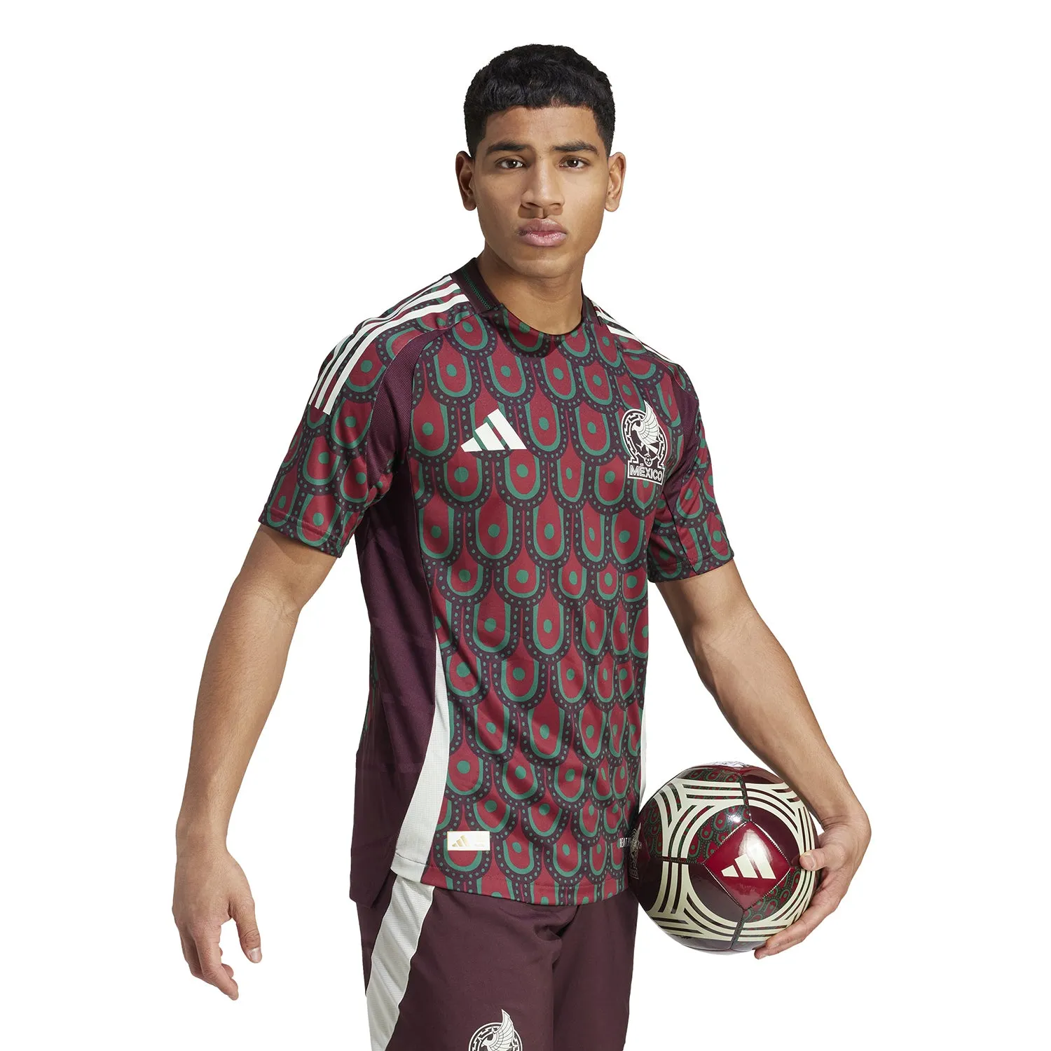 Antibacterial Finish Mexico 24/25 Authentic Home Jersey - Mens
