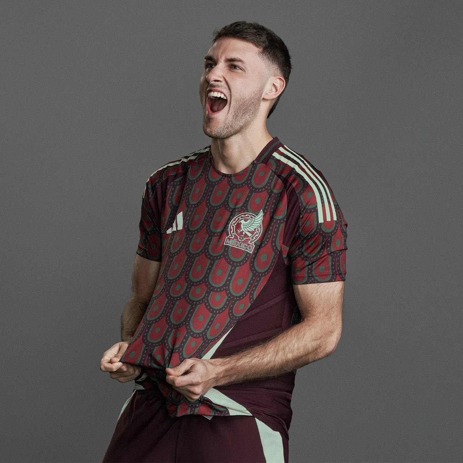 Mexico 24/25 Authentic Home Jersey - Mens FourWayStretchClothing BreathableFabric