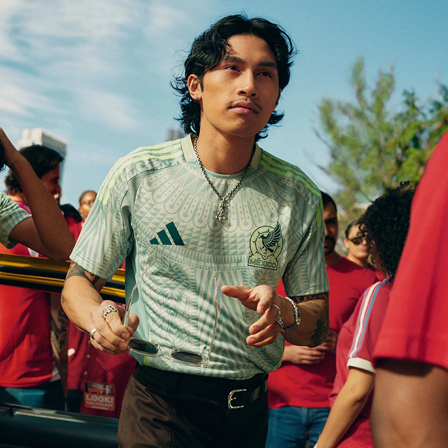 Mexico 24/25 Replica Away Jersey - Mens Leather Core Creative Flow