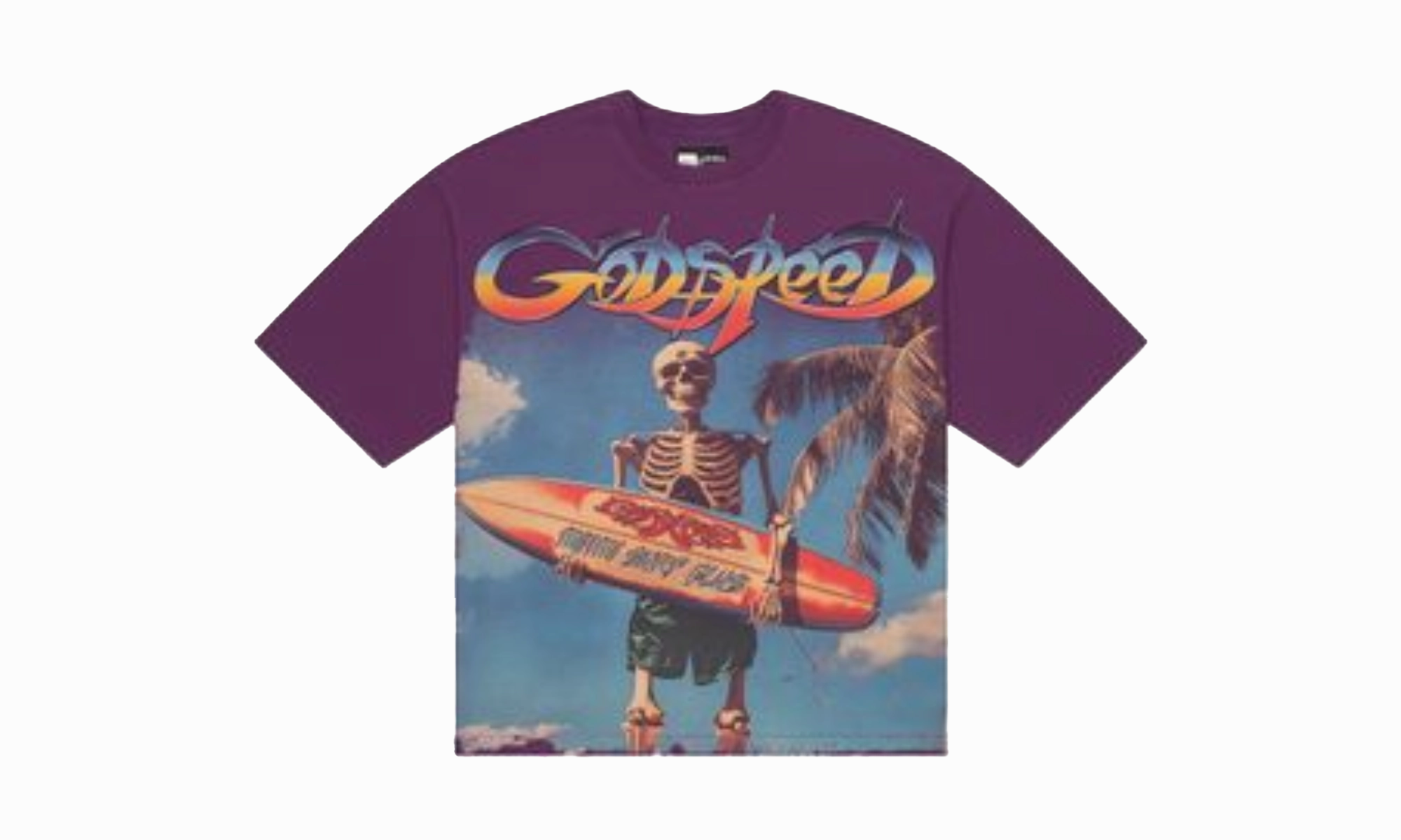 SmoothGripFastenings Miami surf club Tee "Purple"