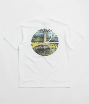 Polar Burnside 2084 Fill Logo T-Shirt - White gathers Base Layer