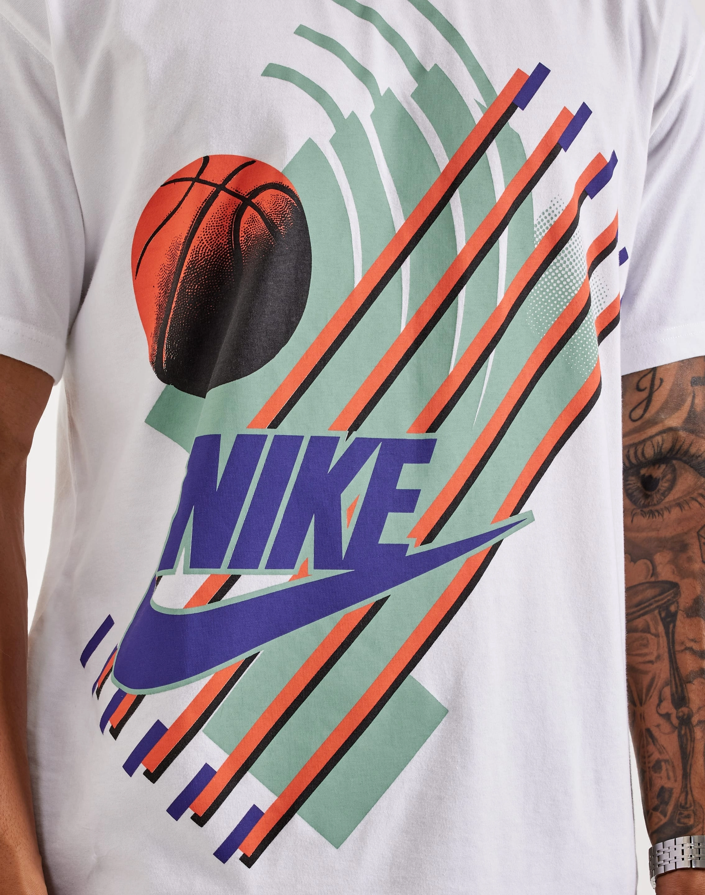 Nike Max90 Basketball Tee Party Ready Tencel Blend Fabric