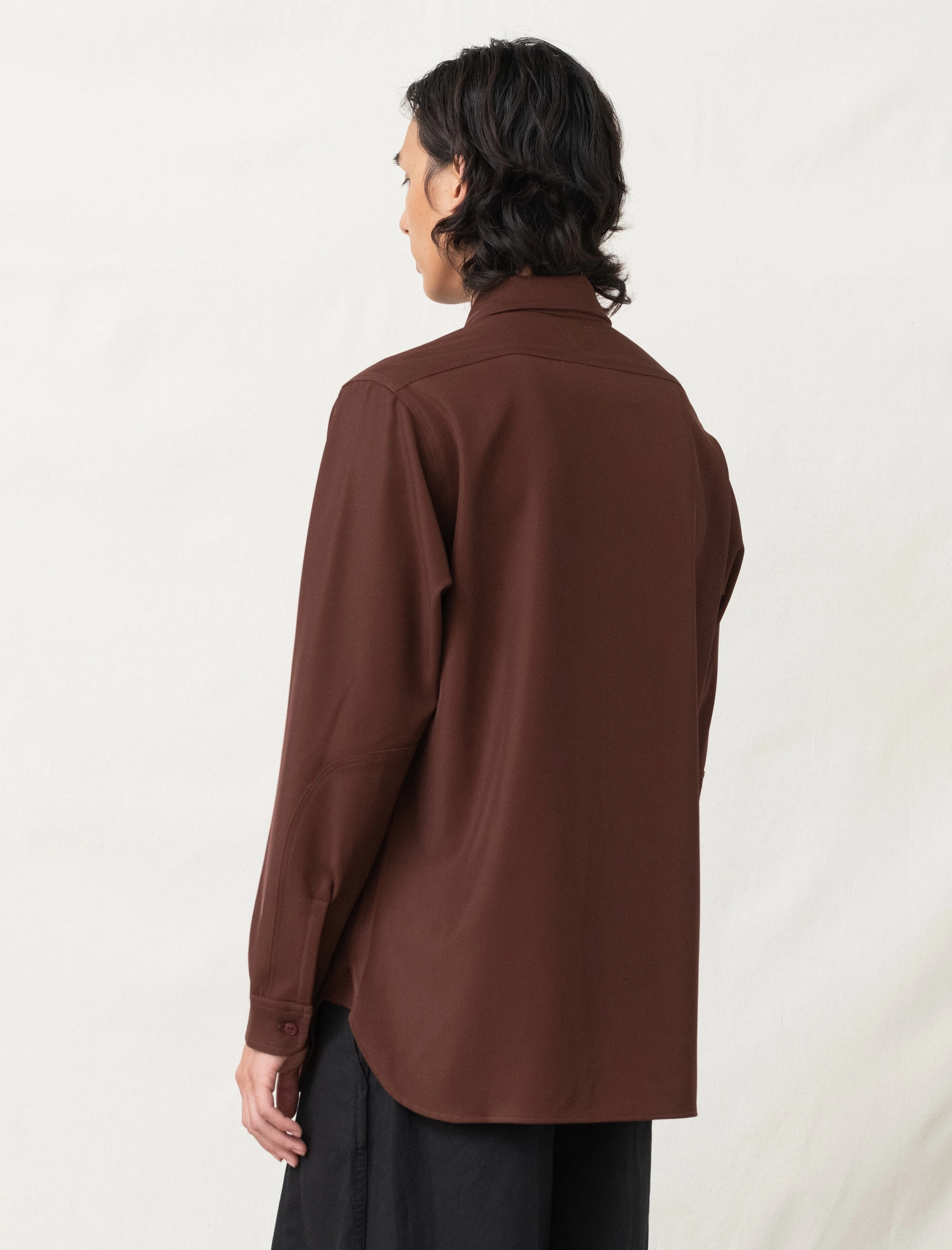 Work Shirt (Brown) Active Wear