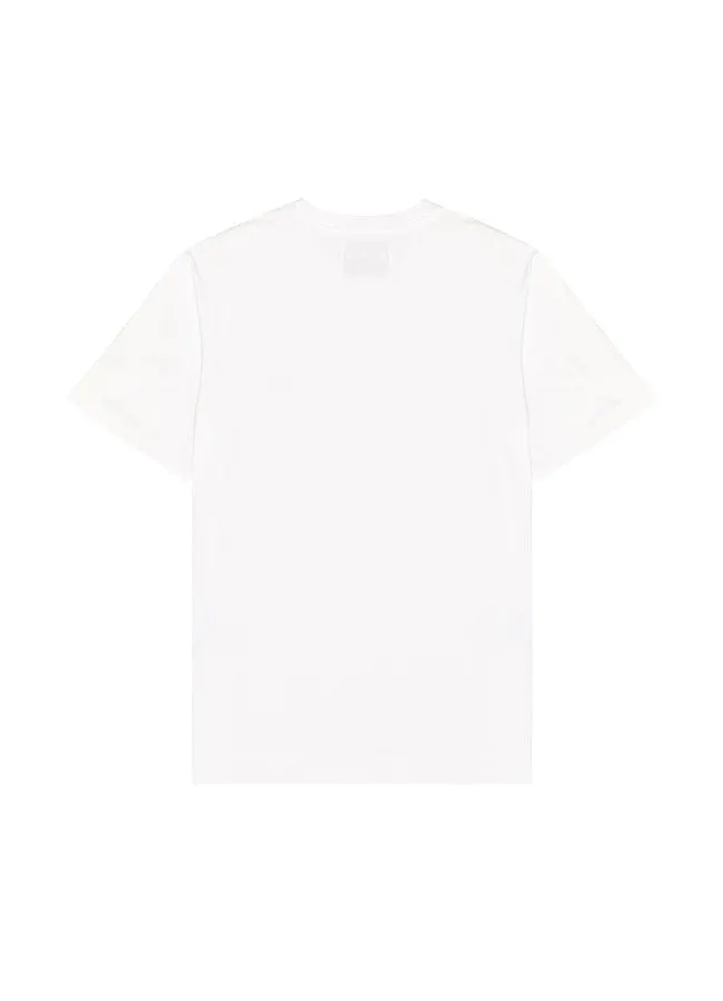 Metro Mode STAR M`S REGULAR T-SHIRT - WHITE
