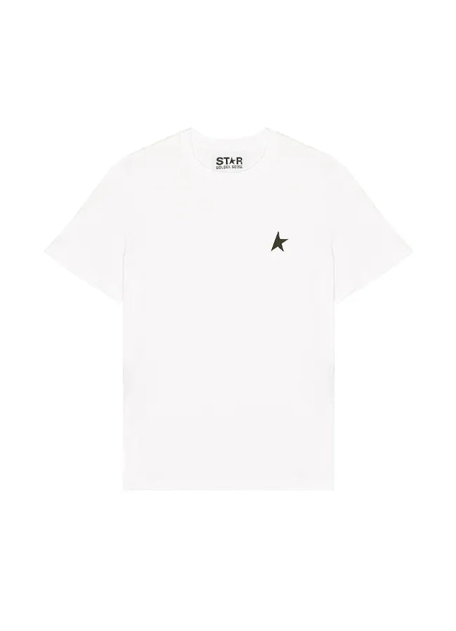 STAR M`S REGULAR T-SHIRT - WHITE SeamFreeEngineering Thick Fiber
