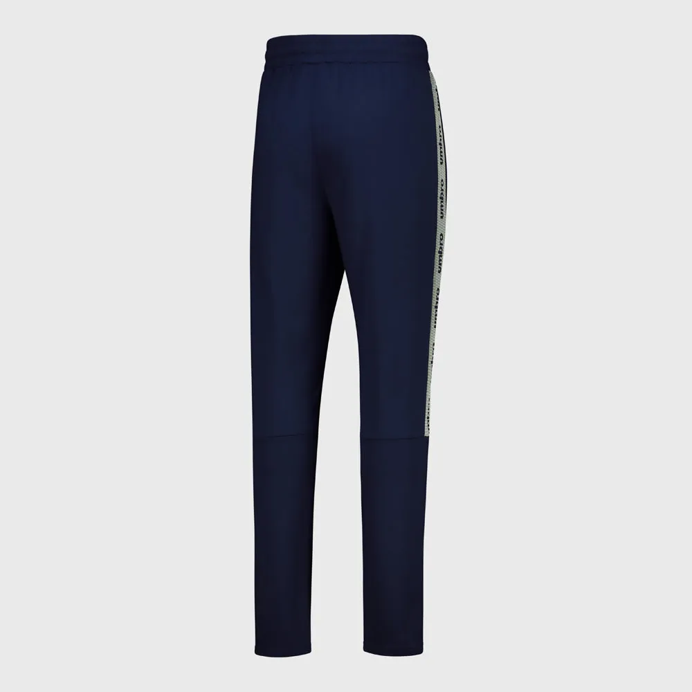 Umbro Mens Bolt Track Pants Navy Fire Glow Seamless Sleeve Construction