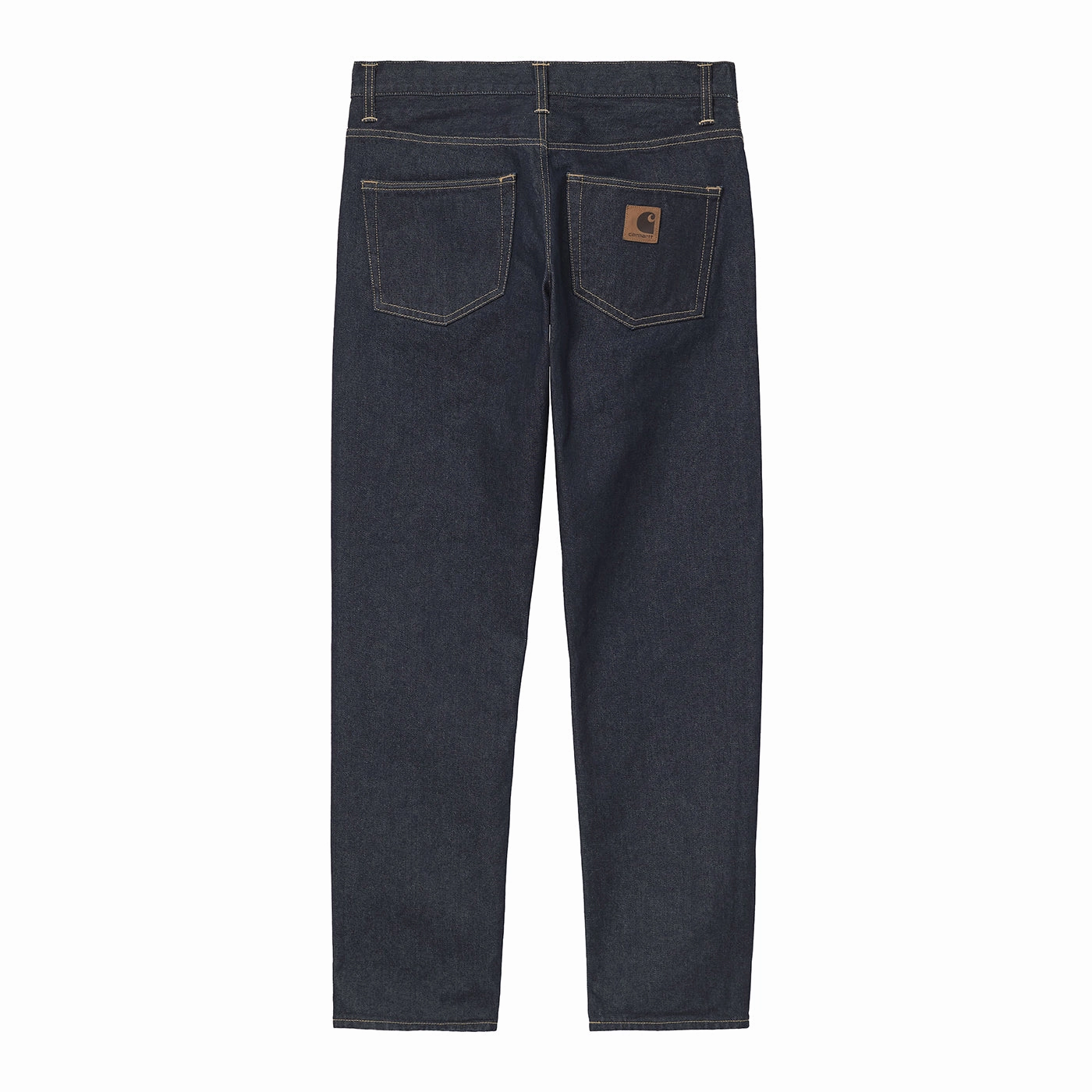 Carhartt WIP Klondike Pant - Blue One Wash Raw Hem Design