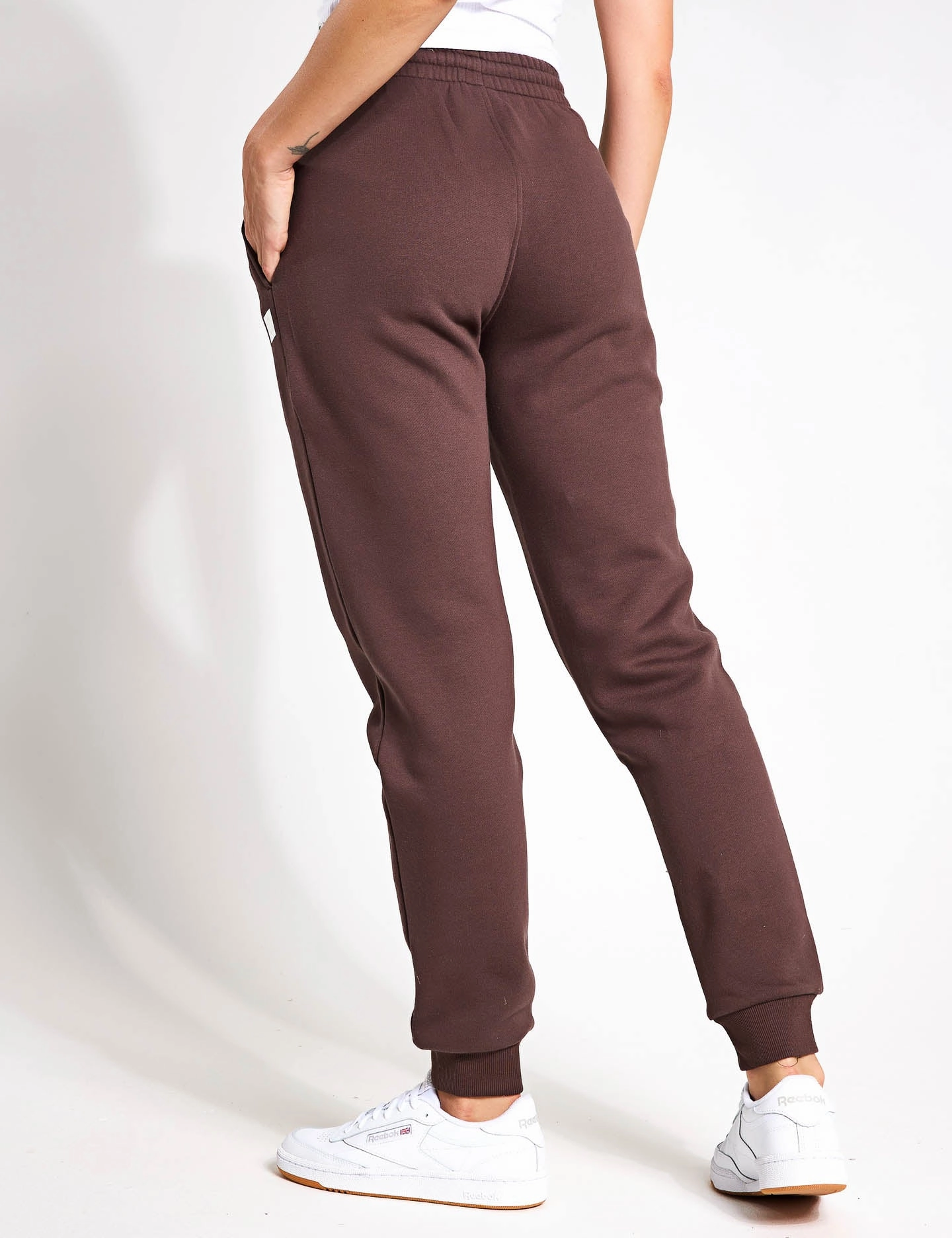 Millie Slim Fleece Track Pant - Oak Compression Technology