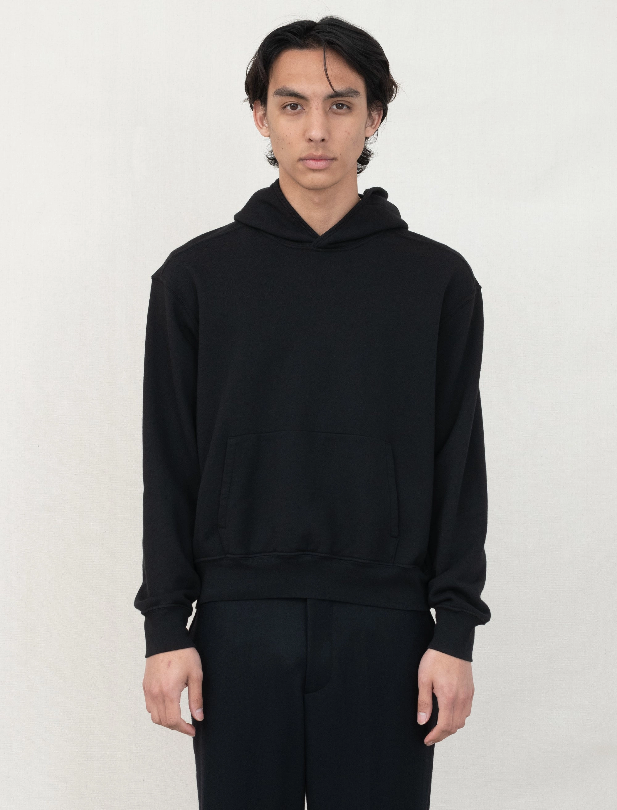 Mini Hoodie (Black) Thermoregulating Lining Foldable Shoulder Straps