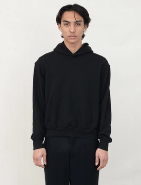 Street Fashion Non Restrictive Tailoring Mini Hoodie (Black)