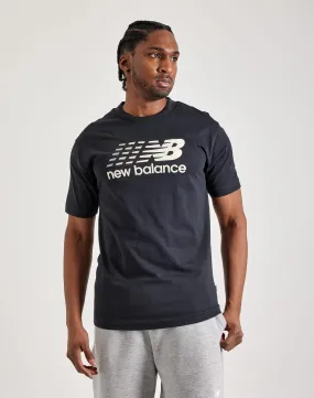 CompressiveFitFabric RecycledPolyester New Balance Linear Logo Tee