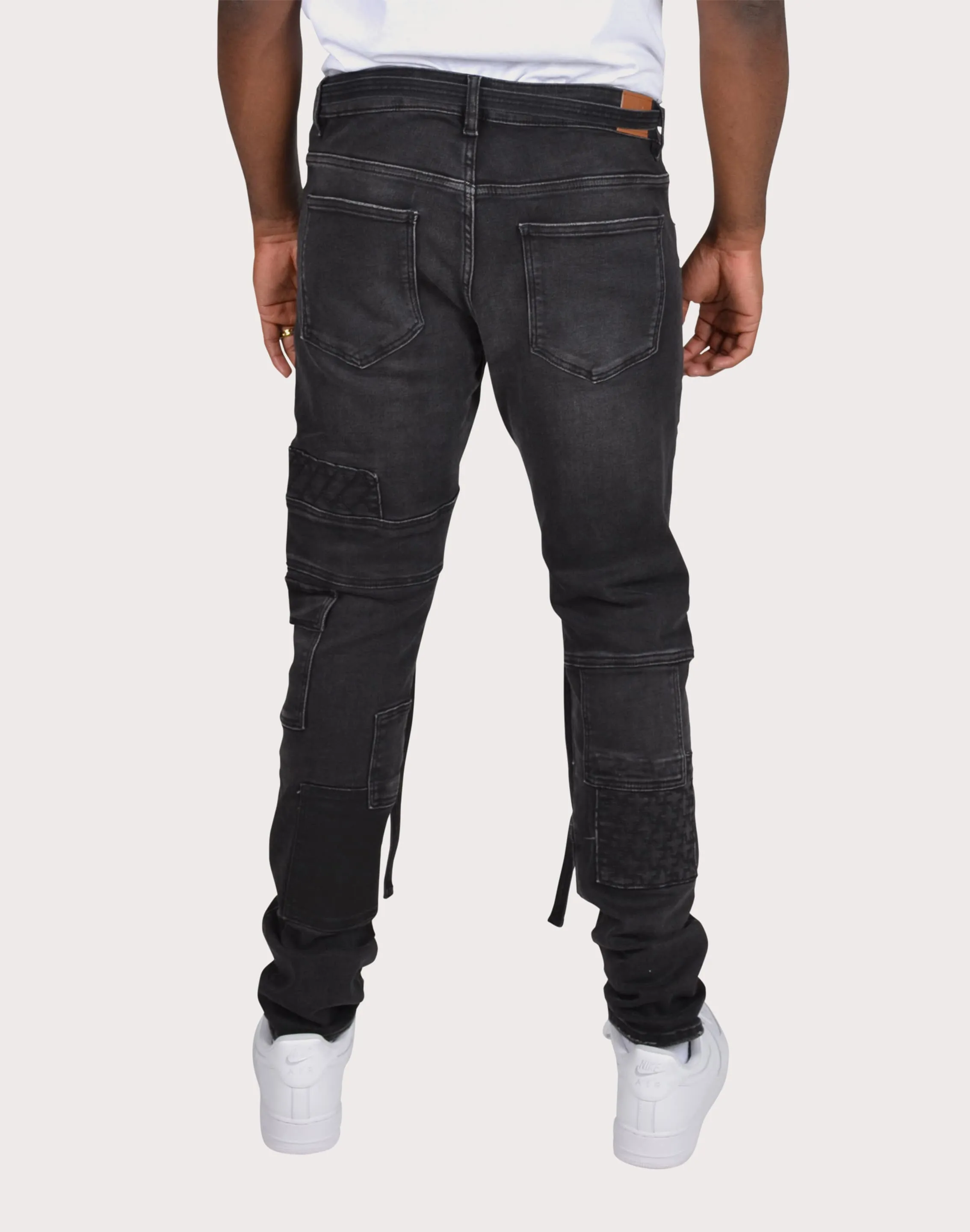Lake Mood Crysp Denim Stanton Slim Fit Cargo Pants