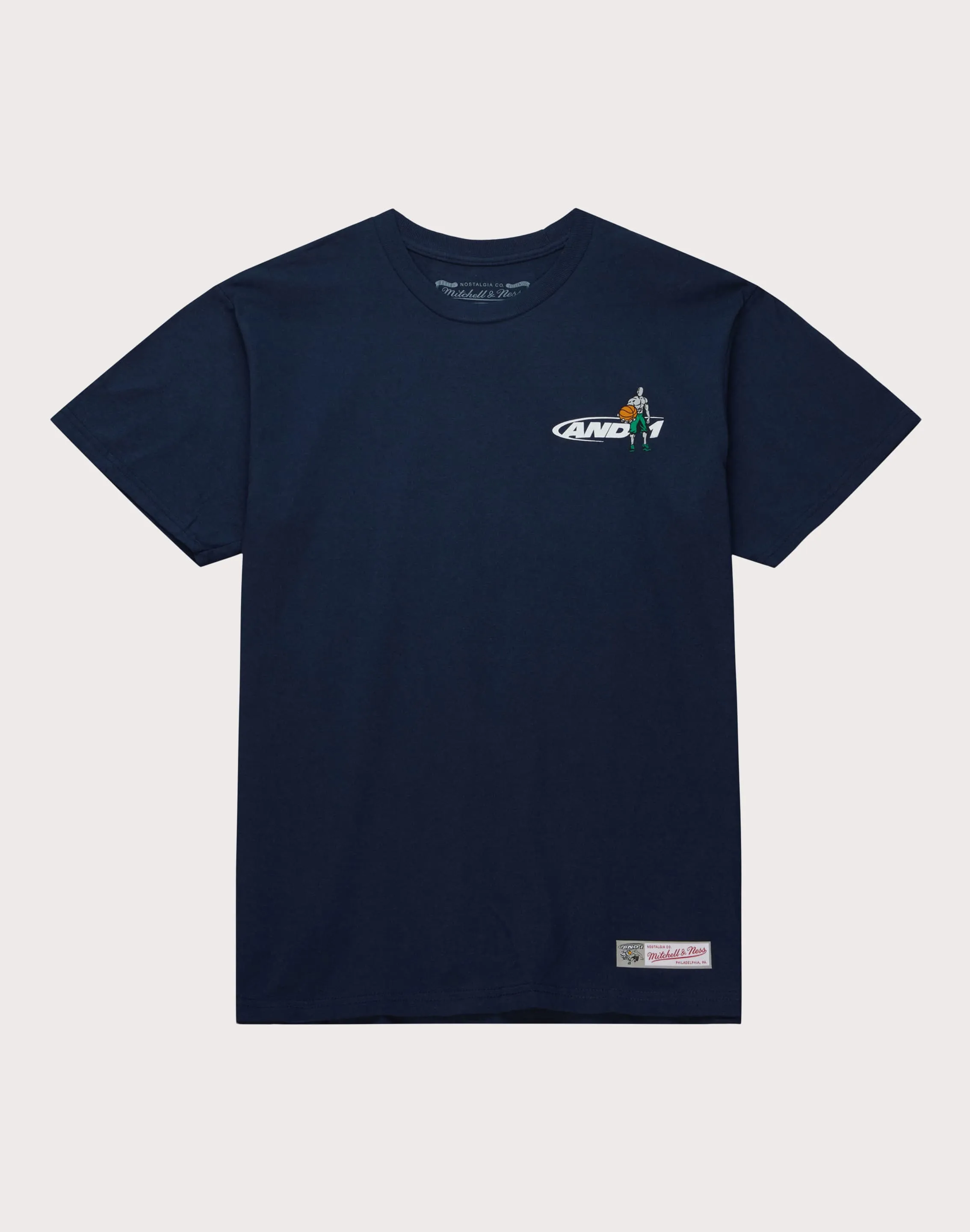 RecycledPolyester Mitchell & Ness AND1 Take a Seat Short Sleeve Top