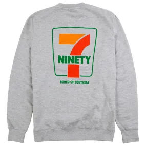 Buttoned Cozy Outfit Bored of Southsea Ninety Seven Sweatshirt - Heather Grey