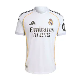 25/26 Real Madrid Authentic Home Jersey -Mens Sustainable Manufacturing HypoallergenicYarn