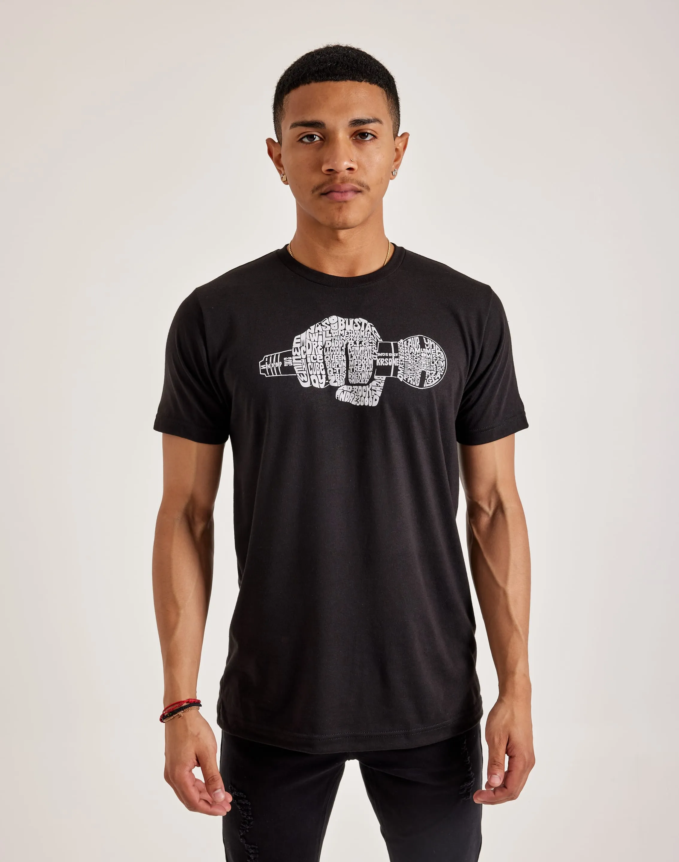 LA Pop Art Word Art '90s Rappers Tee Winter Fit