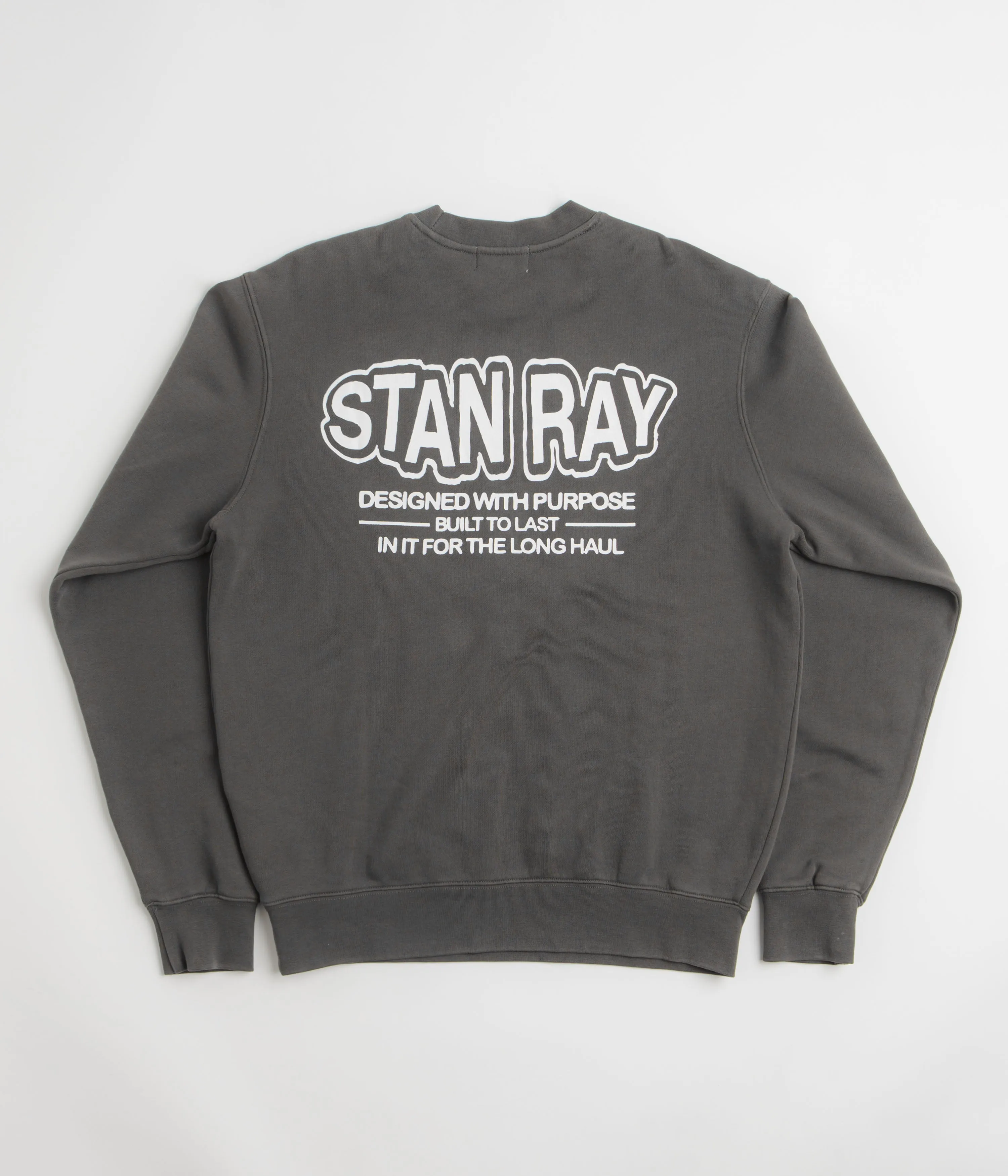 Stan Ray Long Haul Crewneck Sweatshirt - Washed Black Running wear product personalization creativity