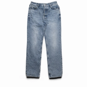 Ksubi Hazlow Champagne Denim Pant - Indigo Heroine Glow NonRestrictiveSilhouette