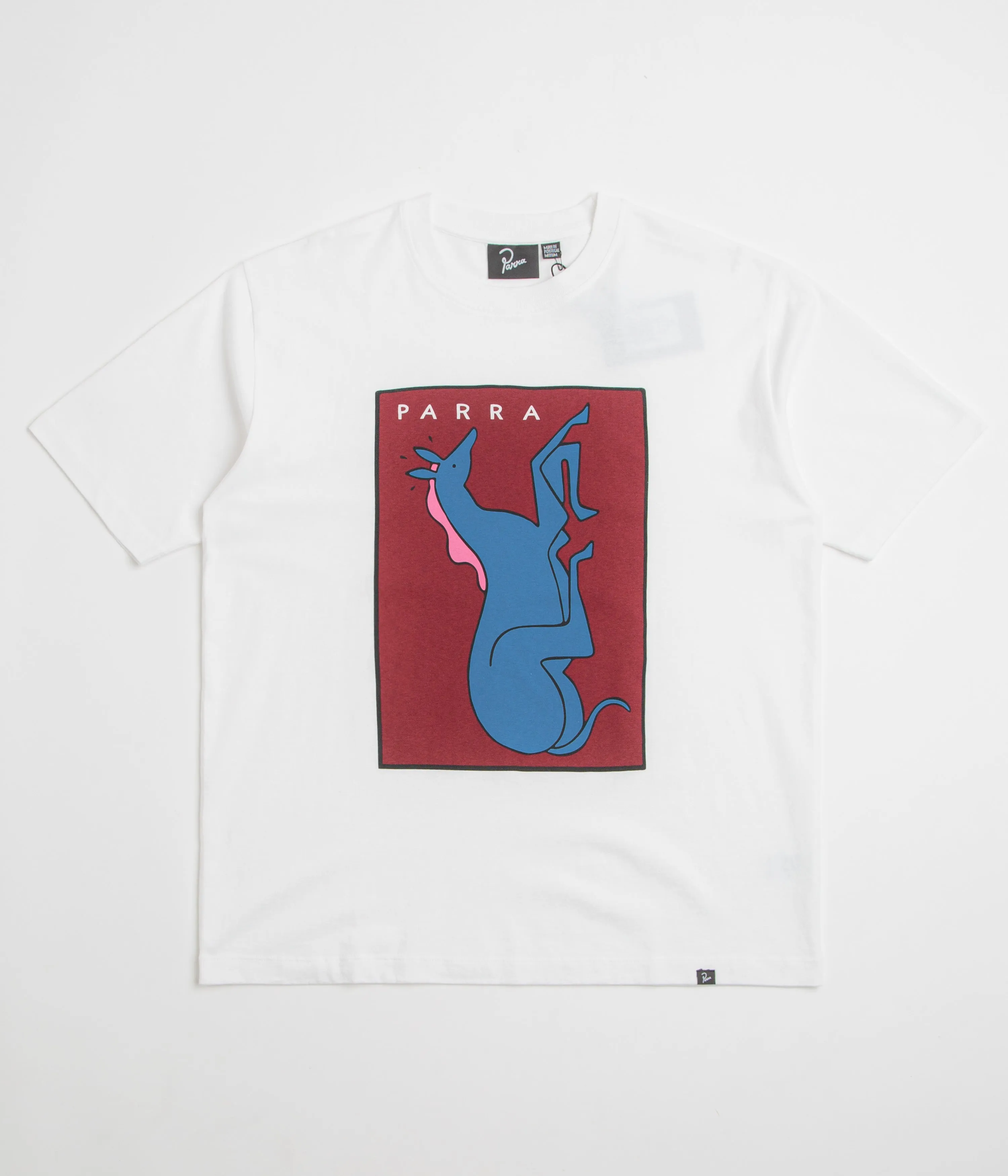 by Parra Vertical Horse T-Shirt - White Business Trip outdoor climate