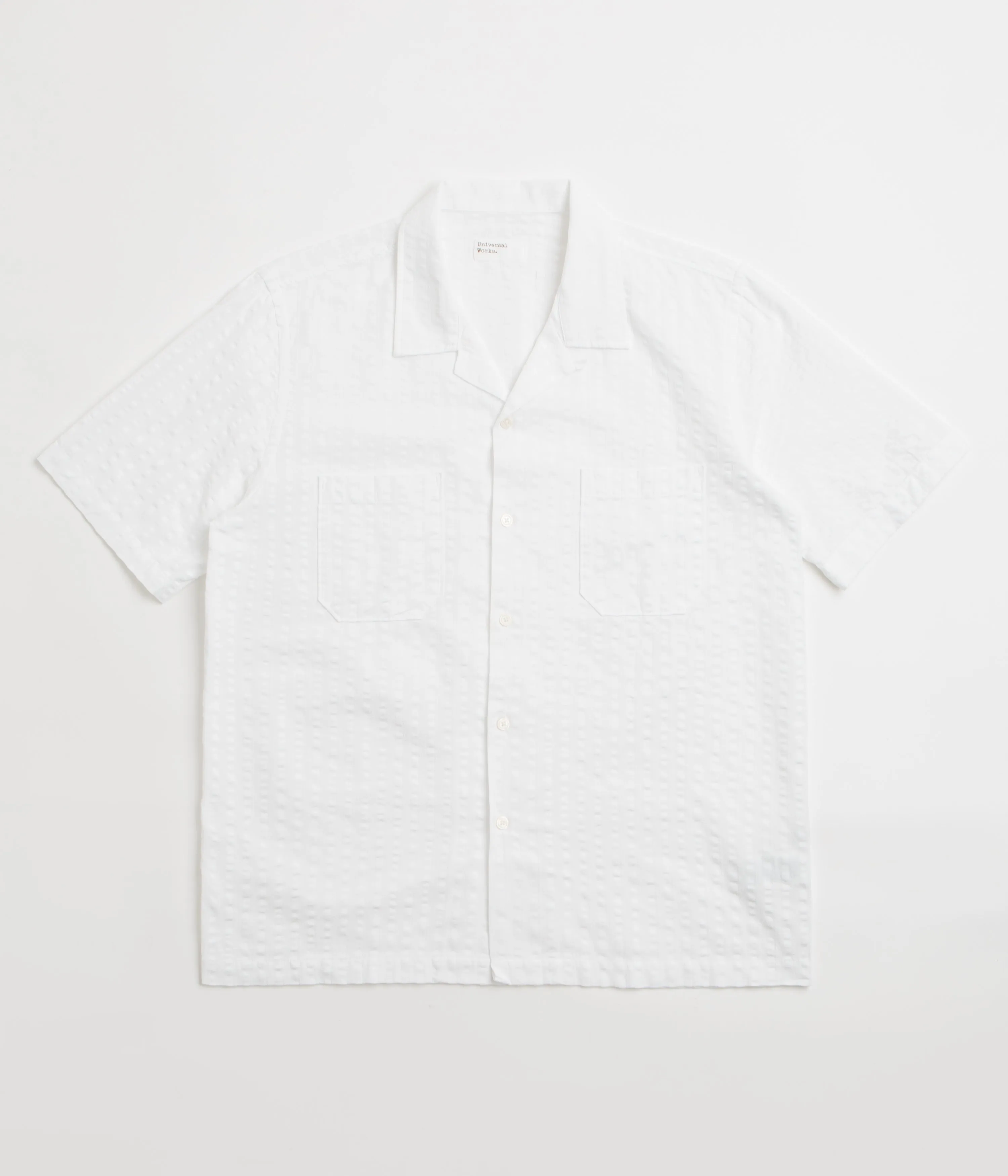 Neutral Tones Universal Works Sal Road Shirt - White
