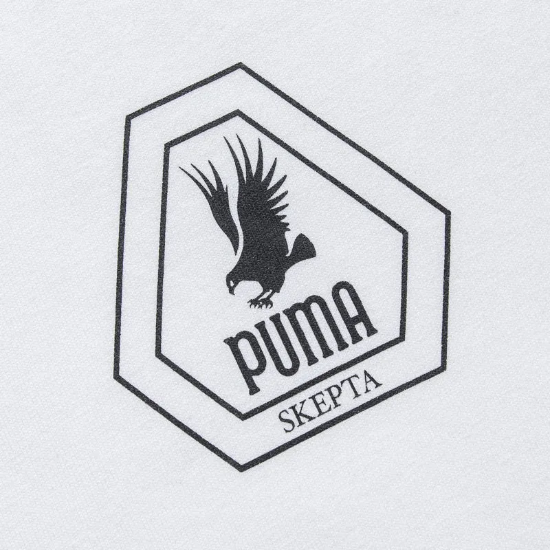 Moisture Management Ribbing Summer collection Skepta x Puma Graphic Tee - White