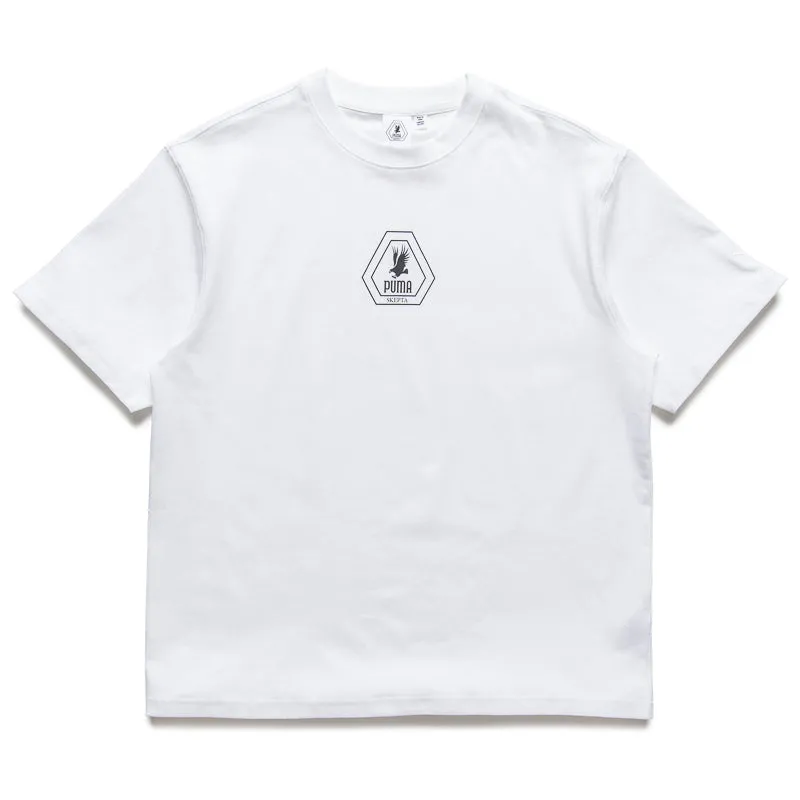 Skepta x Puma Graphic Tee - White Arctic region rural climate