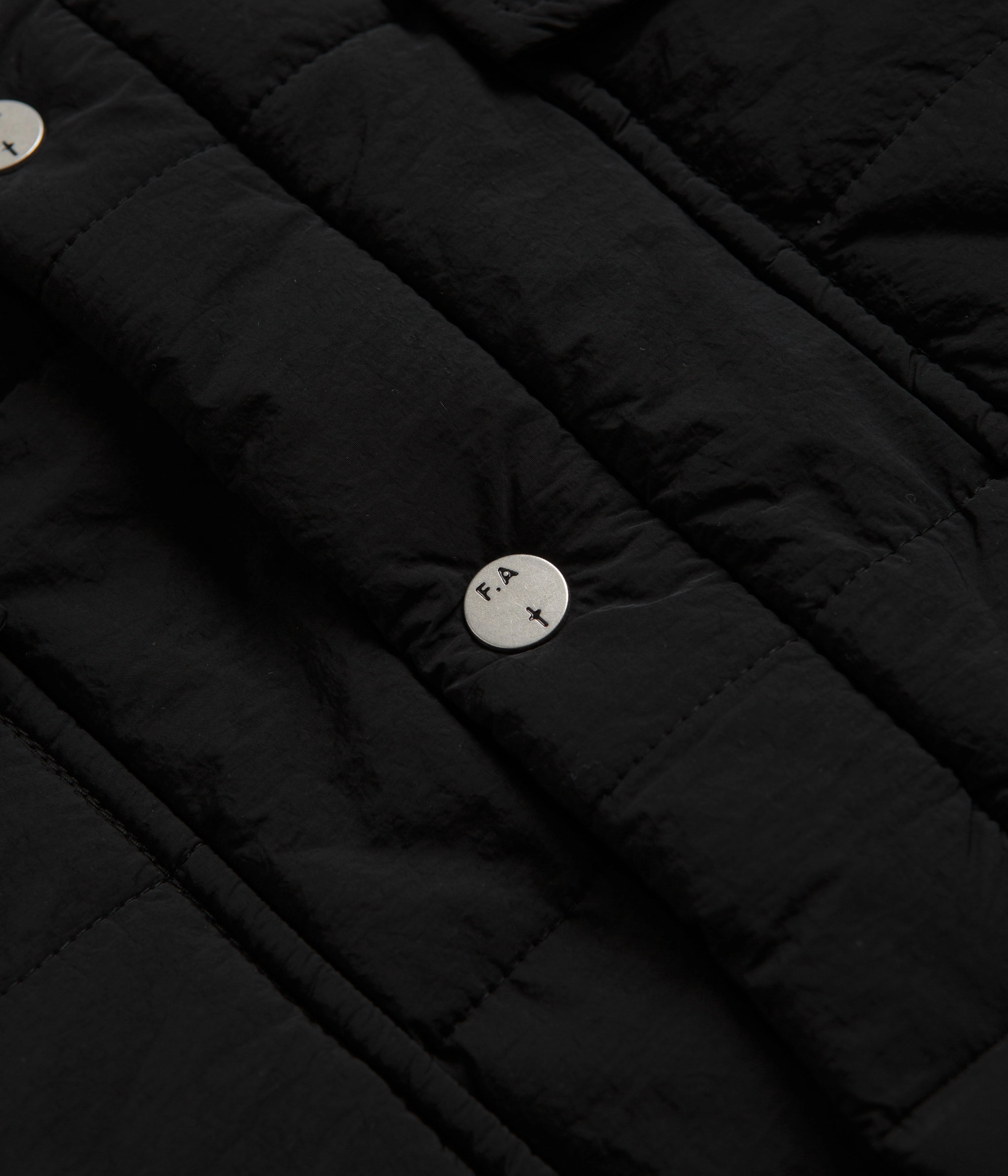Fucking Awesome Dill Racing Puffer Jacket - Black Procedure