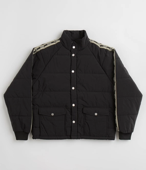 Effortless Wear Fucking Awesome Dill Racing Puffer Jacket - Black