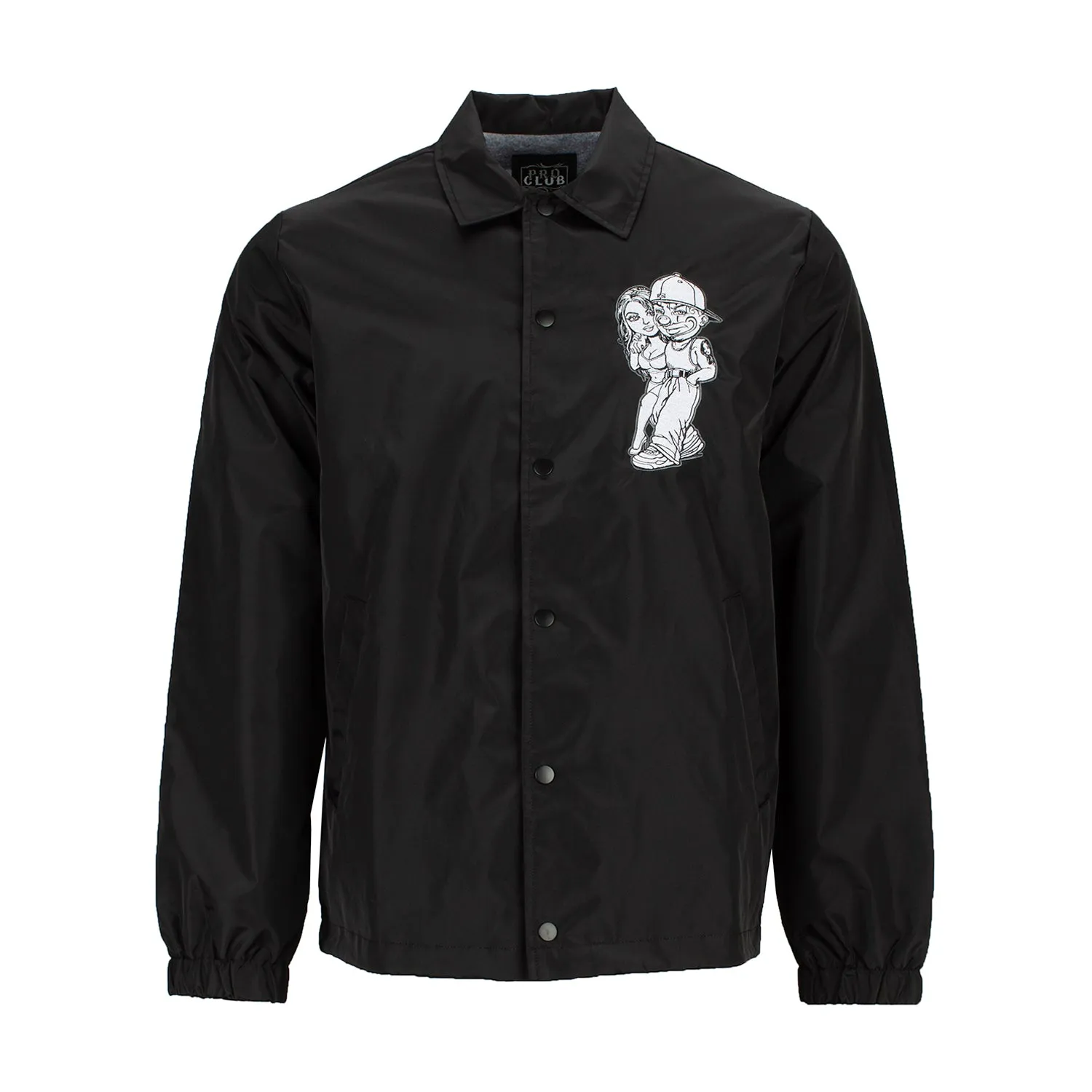 SkinFriendlyElastic HeavyDuty Zipper Mister Cartoon Love Birds Coaches Jacket-Mens
