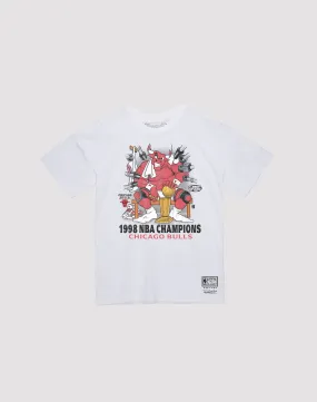 HighVisibility Trim Mitchell & Ness NBA Chicago Bulls Listen Up Tee