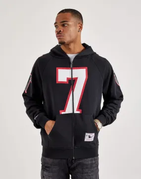 Mitchell & Ness NFL Maxxed Out Raglan Falcons Michael Vick Fleece Hoodie Design Glow Daily Style