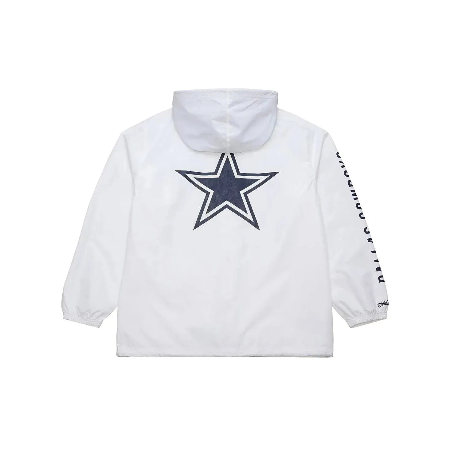 Windproof Technology Mitchell Ness Dallas Cowboys Coaches Full-Snap Hoodie Jacket